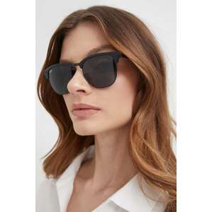 Ray-Ban - Naočale Shiny Black Top Matte Clubmaster