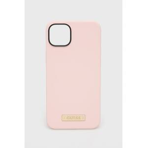 Etui za telefon Guess iPhone 14 Plus 6,7" boja: ružičasta