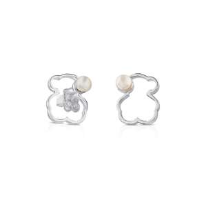 Srebrne naušnice Tous Silueta Silver 1000091300