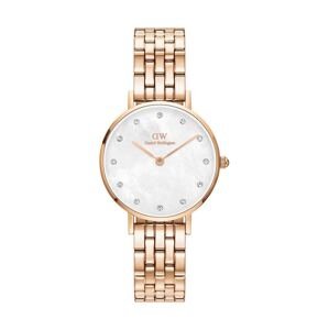 Sat Daniel Wellington Petite Lumine 28 5-Link za žene, boja: zlatna