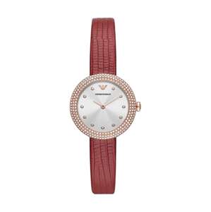 Sat Emporio Armani za žene, boja: crvena