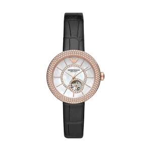 Sat Emporio Armani za žene, boja: crna