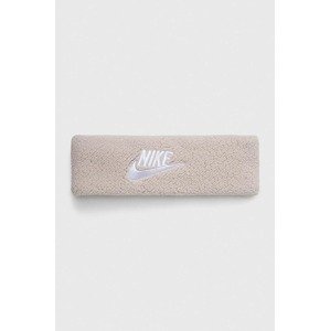 Traka za glavu Nike boja: bež