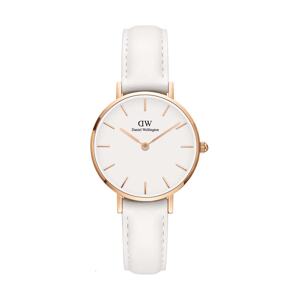 Sat Daniel Wellington Petite 28 Bondi za žene, boja: bijela