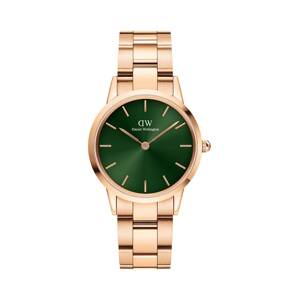 Sat Daniel Wellington Iconic Link Emerald 32 za žene, boja: zlatna