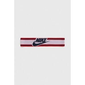 Traka za glavu Nike boja: crvena