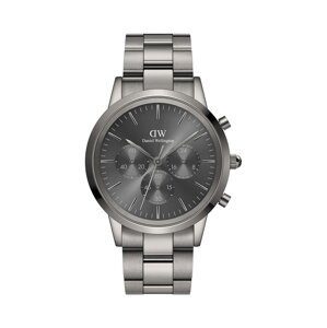 Sat Daniel Wellington za muškarce, boja: crna