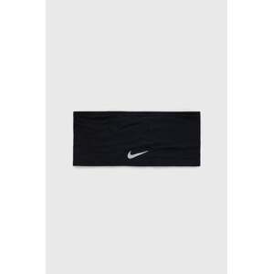 Traka za glavu Nike boja: crna