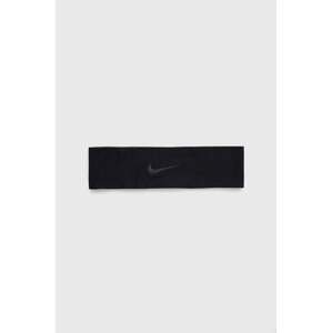 Traka za glavu Nike boja: crna