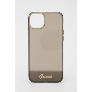 Etui za telefon Guess iPhone 14 Plus 6,7" boja: crna