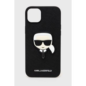Etui za telefon Karl Lagerfeld iPhone 14 Plus 6,7" boja: crna