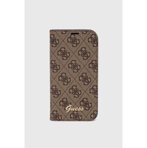Etui za telefon Guess iPhone 14 6,1'' boja: smeđa
