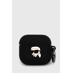 Etui za airpods Karl Lagerfeld airpods 3 cover boja: crna