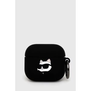 Etui za airpods Karl Lagerfeld airpods 3 cover boja: crna
