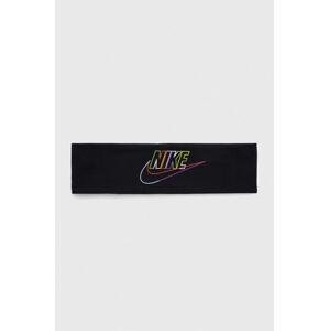 Traka za glavu Nike boja: crna