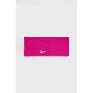 Traka za glavu Nike boja: ružičasta