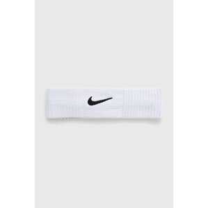 Traka za glavu Nike boja: bijela