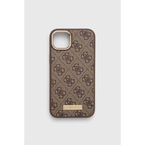 Etui za telefon Guess iPhone 14 Plus 6,7" boja: smeđa