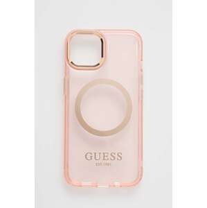 Etui za telefon Guess iPhone 14 6,1" boja: ružičasta