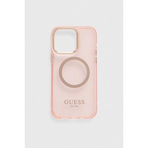 Etui za telefon Guess iPhone 14 Pro Max 6,7" boja: ružičasta