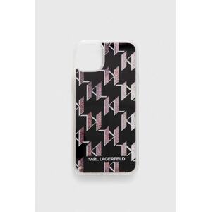Etui za telefon Karl Lagerfeld iPhone 14 Plus 6,7" boja: crna