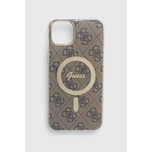 Etui za telefon Guess iPhone 14 Plus 6.7" boja: bež