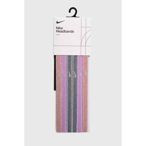 Trake za glavu Nike Swoosh 6-pack boja: siva