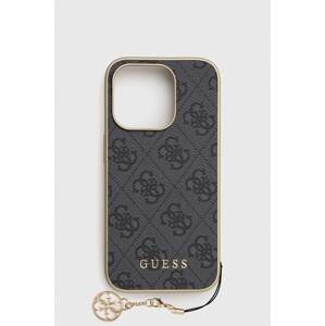 Etui za telefon Guess iPhone 15 Pro 6.1 boja: siva