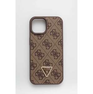 Etui za telefon Guess iPhone 15 6.1 boja: smeđa