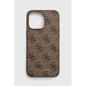 Etui za telefon Guess iPhone 15 Pro Max 6.7 boja: smeđa