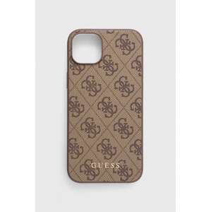 Etui za telefon Guess iPhone 15 Plus 6.7 boja: smeđa