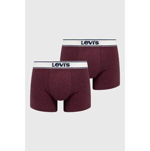 Bokserice Levi's za muškarce, boja: smeđa, 37149.0401-red