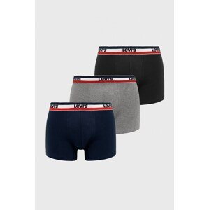 Bokserice Levi's za muškarce, boja: crna, 37149.0544-blackgreym