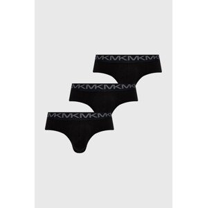 Slip gaćice MICHAEL Kors (3-pack) za muškarce, boja: crna, 6BR1L10033