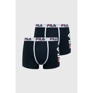 Bokserice Fila 2-pack za muškarce, boja: tamno plava