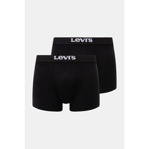 Bokserice Levi's 2-pack za muškarce, boja: crna, 37149.0824-005
