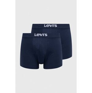 Bokserice Levi's 2-pack za muškarce, boja: tamno plava, 37149.0810-006