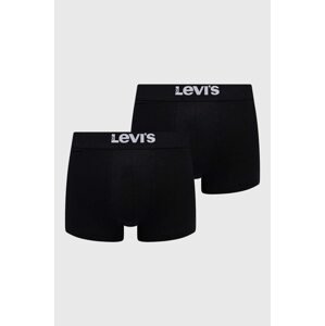 Bokserice Levi's 2-pack za muškarce, boja: crna, 37149.0805-001