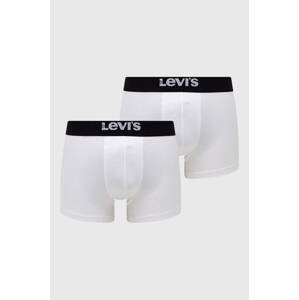 Bokserice Levi's 2-pack za muškarce, boja: bijela