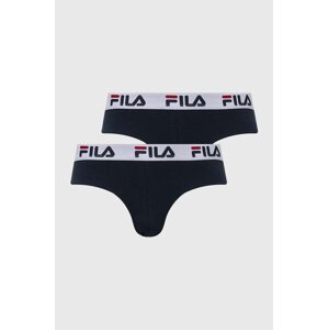 Slip gaćice Fila 2-pack za muškarce, boja: tamno plava