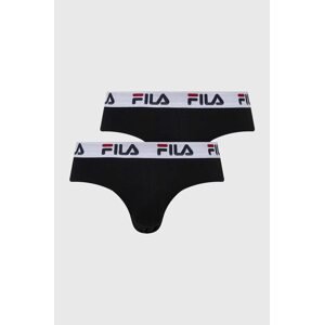 Slip gaćice Fila 2-pack za muškarce, boja: crna