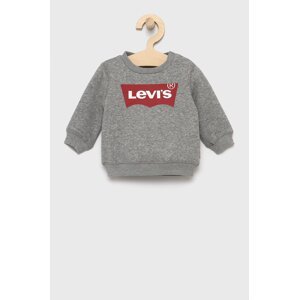 Dječja dukserica Levi's boja: siva