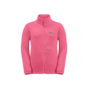 Dječja dukserica Jack Wolfskin TAUNUS JACKET K boja: ružičasta, glatka