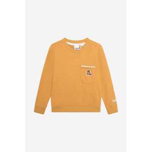 Dječja dukserica Timberland Sweatshirt boja: narančasta, glatka