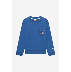 Dječja dukserica Timberland Sweatshirt boja: tamno plava, glatka