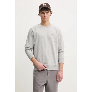 Dukserica Tommy Jeans za muškarce, boja: siva, melanž, DM0DM09591