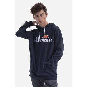 Dukserica Ellesse Ferrer za muškarce, boja: zelena, s kapuljačom, glatka, SHK13288-KHAKI