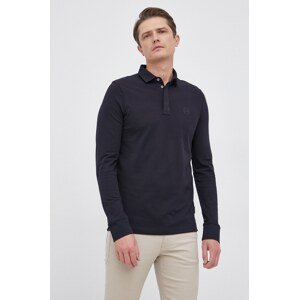 Majica dugih rukava Armani Exchange za muškarce, boja: tamno plava, 8NZF79 ZJ81Z NOS