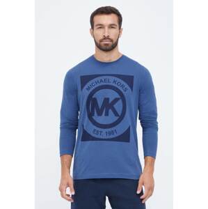 Homewear pamučna majica dugih rukava Michael Kors s tiskom, 6F35K11011