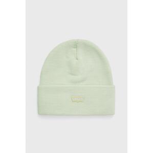 Kapa Levi's boja: zelena, od debele pletenine, D5459.0008-30